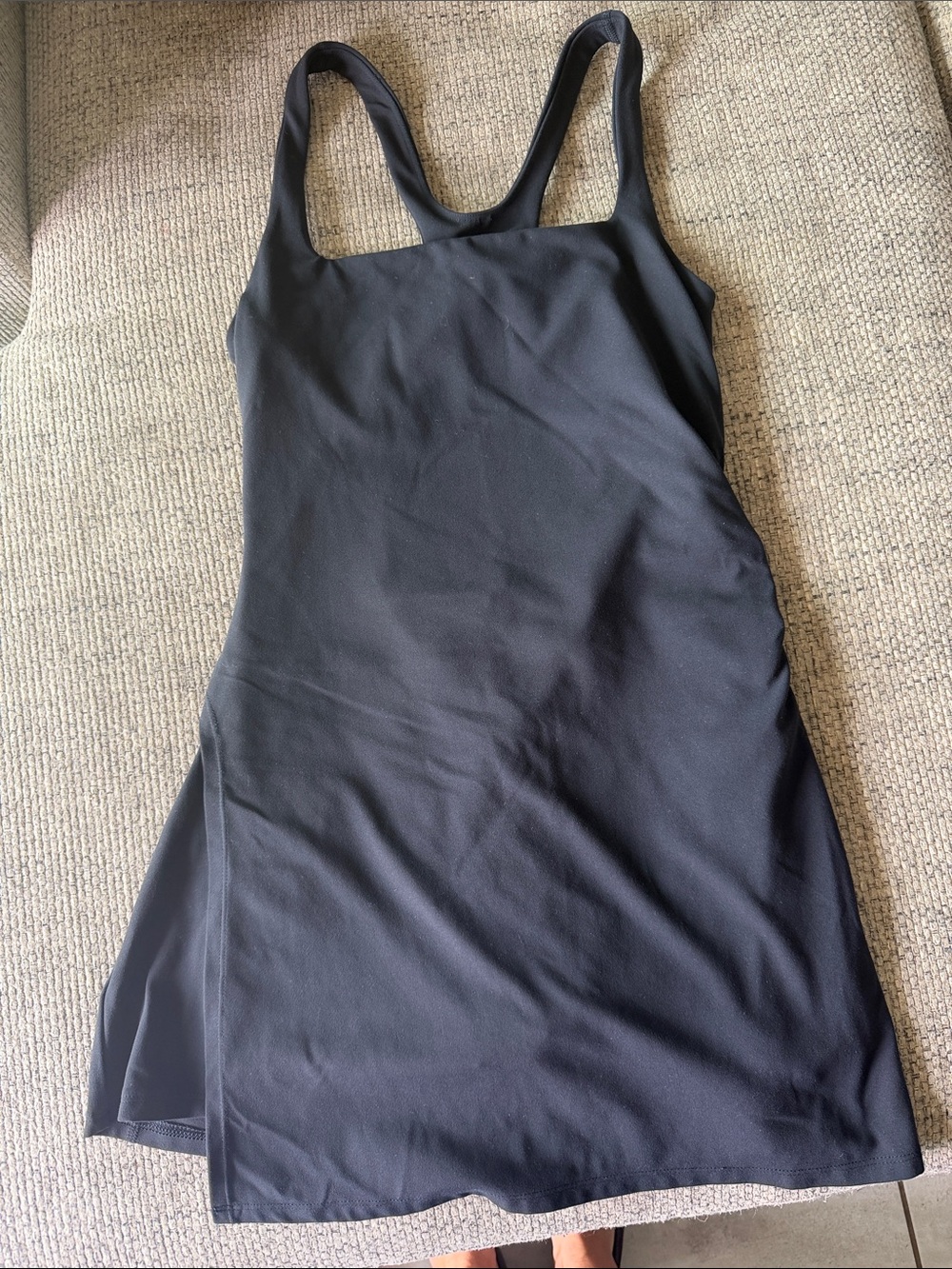 FP Movement by Free People Black Racerback the Never better active Mini Dress